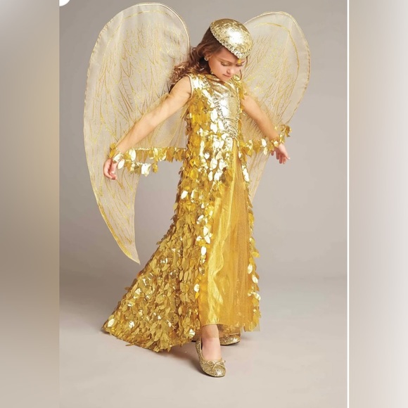 Chasing Fireflies Golden Phoenix Costume Size 10 - Picture 14 of 15